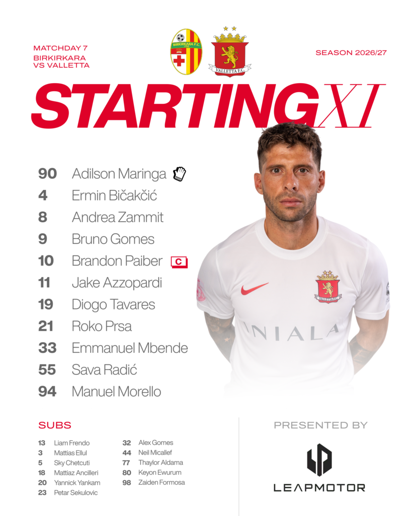 STARTING XI
